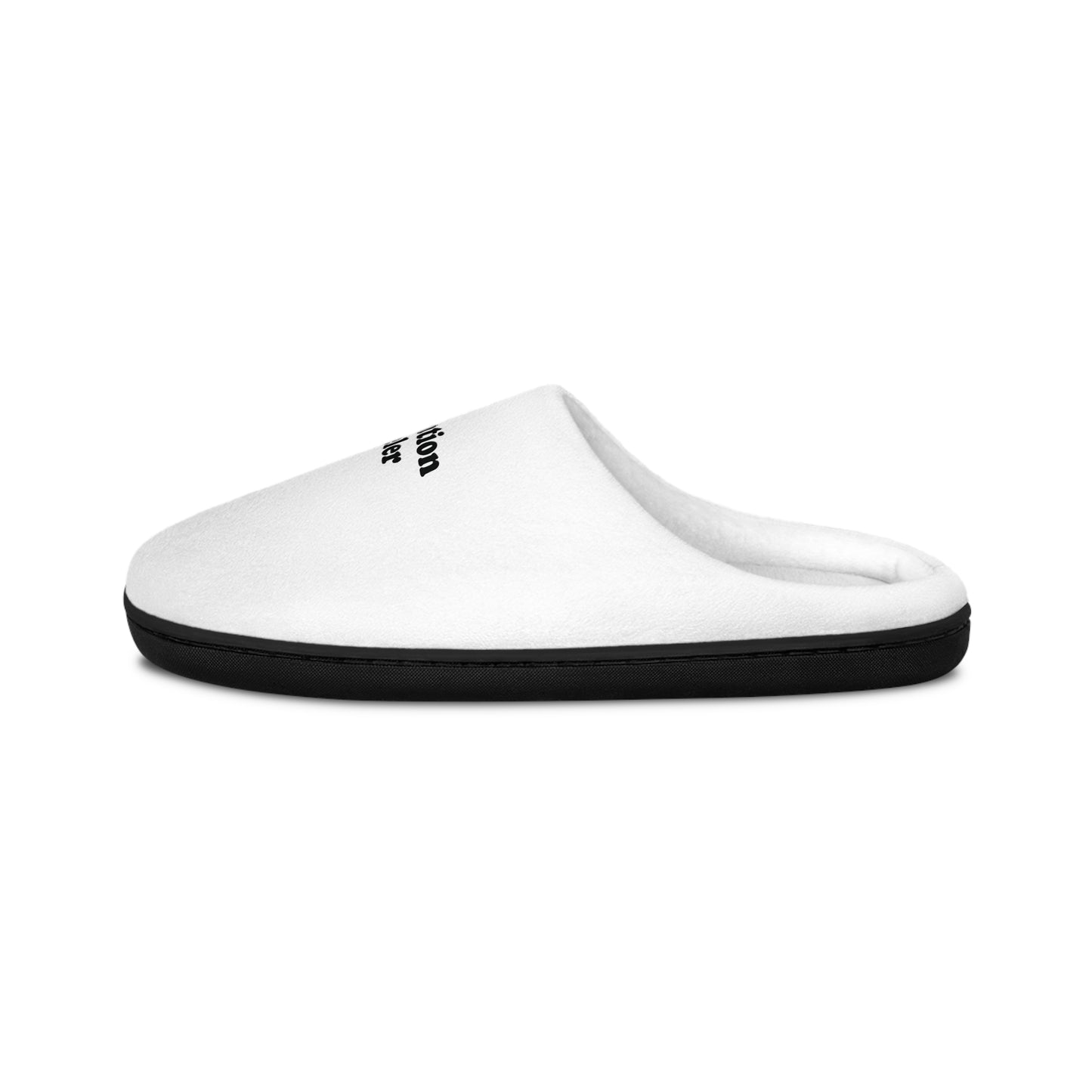 Men's White Slippers Traveler Baecation Black Indoor