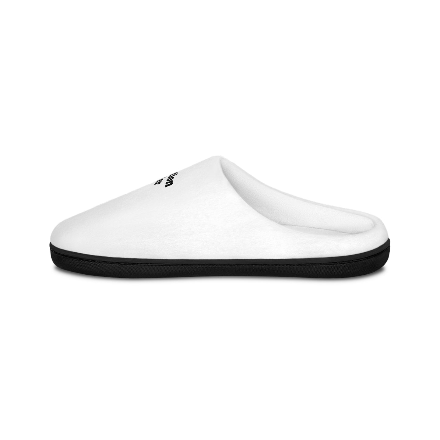 Men's White Slippers Traveler Baecation Black Indoor